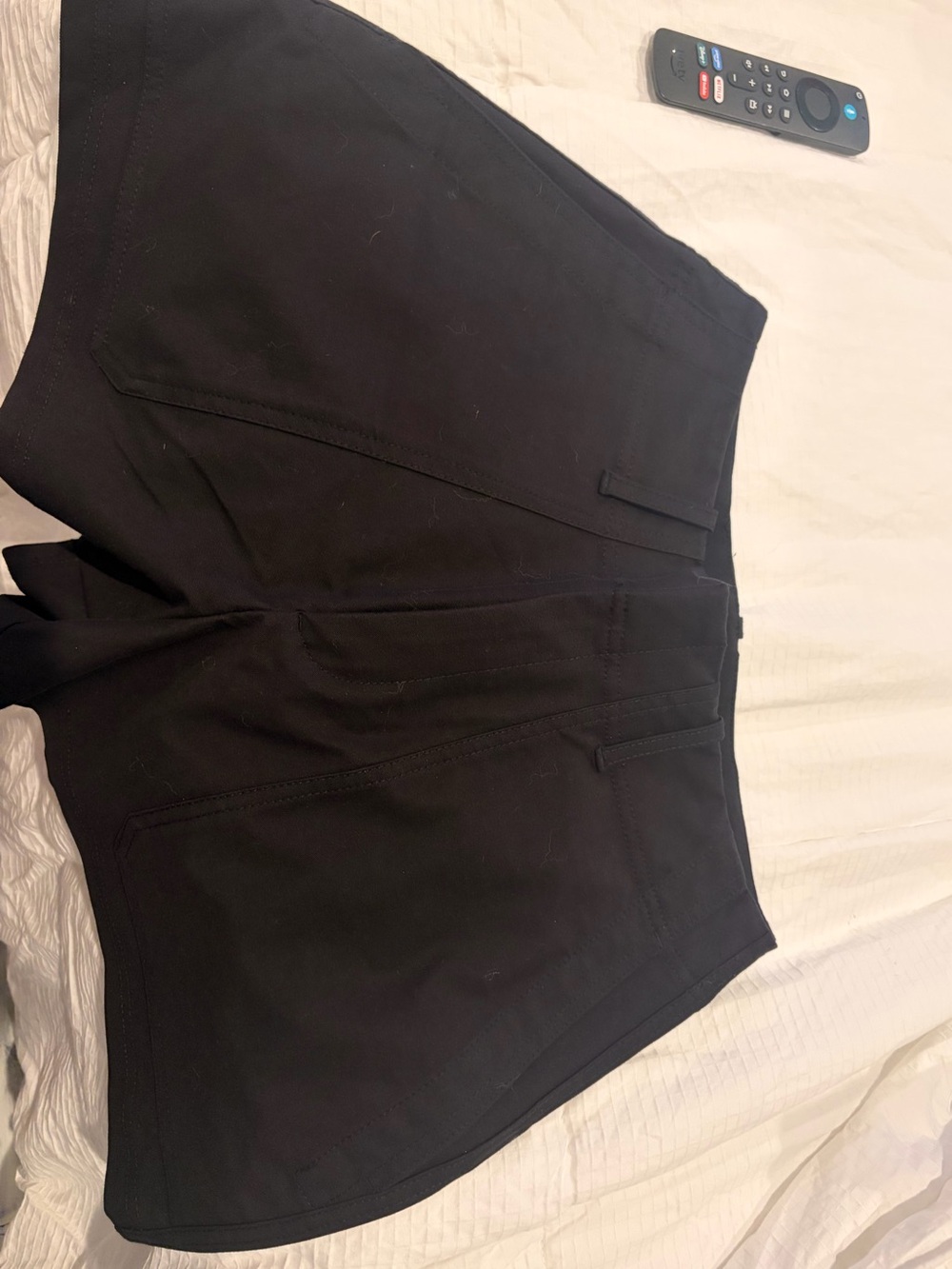 A.L.C. Black High-Waist Tailored Shorts
